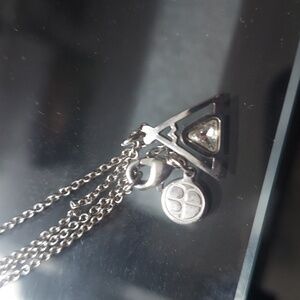 Bryan Anthony Tribe Friendship  Teepee CZ Pendant Silver Necklace